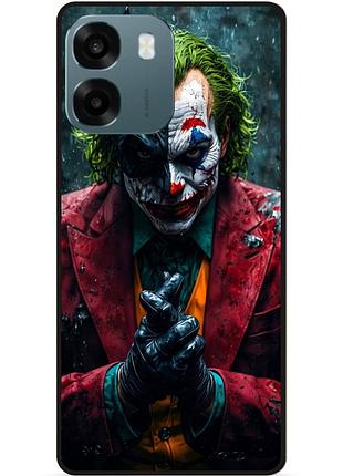Чехол силиконовый бампер для oppo a6 с рисунком джокер бэтмен