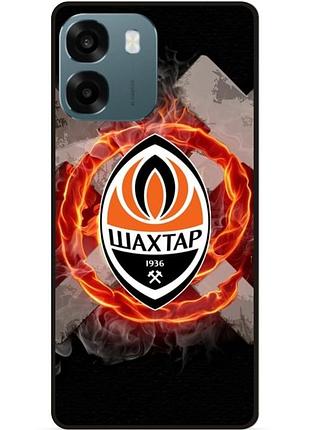 Силіконовий чохол бампер для oppo a6 з малюнком шахтер донецк
