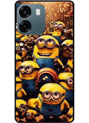 Силіконовий чохол бампер для oppo a6 з малюнком міньйони minion