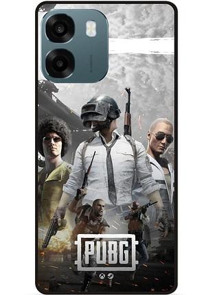Силіконовий чохол бампер для oppo a6 з малюнком pubg пабг