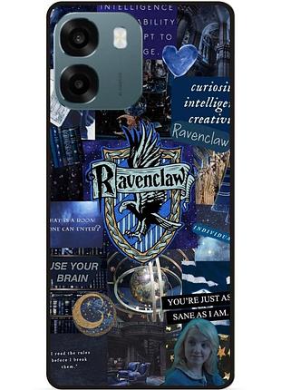 Силиконовый бампер чехол для oppo a6 с рисунком ravenclaw когтевран гарри поттер harry potter