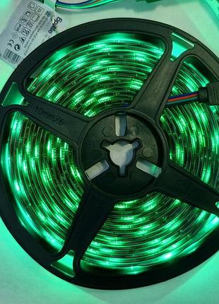 Светодиодная лента smart rgb 5050, 5 вольт, ip20, 5 метров, управление через приложение и пульт