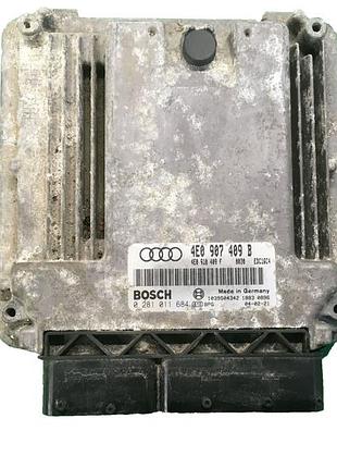 Блок управління двигуном ебу audi a8 d3 0281011684 4e1907409b