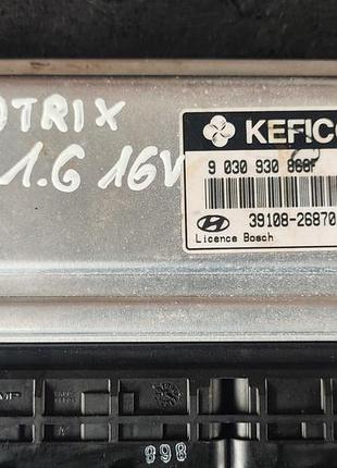 Блок управления двигателем эбу hyundai matrix 1.6 16v 39108-26870