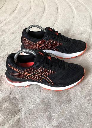 Женские беговые кроссовки asics gel-pulse 10 в стильном сочетании темно-синего, розового и белого цветов, размер 39.5