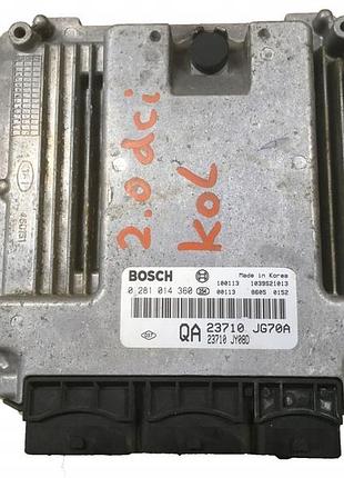 Блок управління двигуном ебу а renault 2.0 dci 23710jg70a 028114360