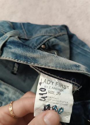 Стильные джинсы варенки lady first 5