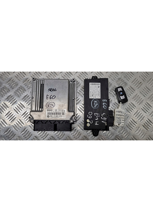 Блок управления двигателем эбу bmw e90 комплект ного, а 7803373 6943834