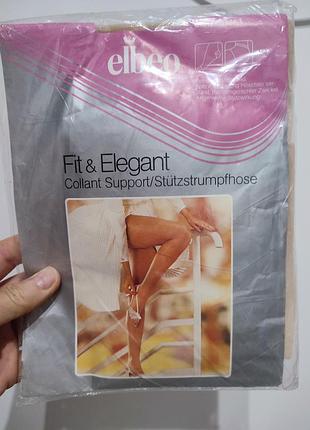 Вінтажні підтримувальні колготки elbeo fit &amp; elegant, р. 44-46 (германія)