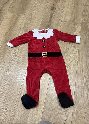 Новорічний теплий чоловічок 12-18 міс