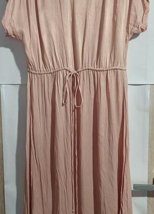 Платье zara с лампасами и завязками на талии