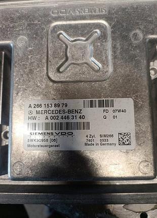 Блок управления двигателем эбу mercedes-benz w169 1.5 8v a2661538979