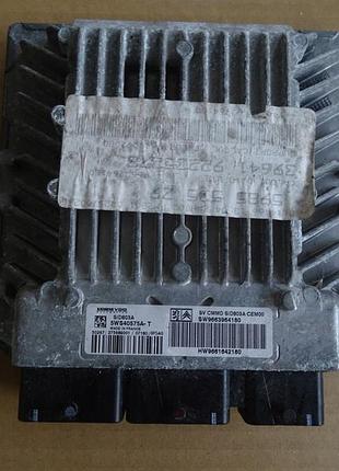 Блок управления двигателем эбу а 5ws40575at citroen c5 2.0hdi 9663964180