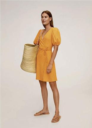 Сукня mango в горошок 2