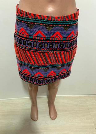 Брендовая женская юбка desigual с принтом
состояние новой 

￼ размер 36