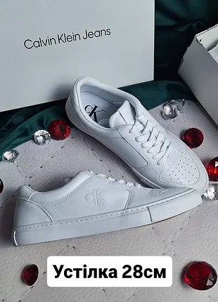 Calvin klein jeans оригінал білі класичні кеди