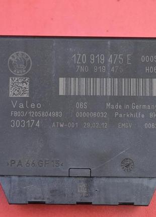 Блок управления двигателем эбу паркувального модуля pdc 1z0919475e skoda superb 2 ii 08-13