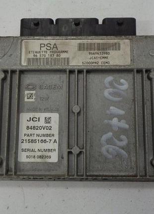 Блок управления двигателем эбу citroen peugeot 1.4 8v 9649433980 9657018380