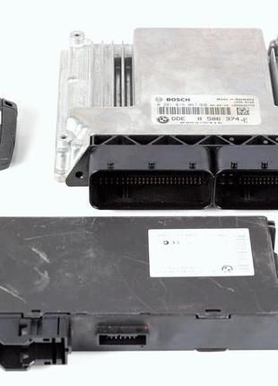 Блок управления двигателем эбу bmw e87 e90 2.0d n47-ключ кас а 8506374