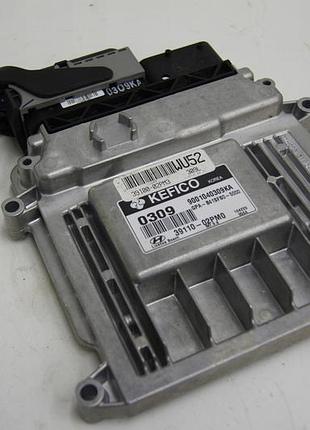 Блок управления двигателем эбу hyundai 39110-02pm0