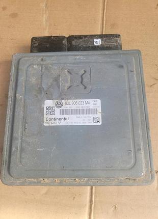 Блок управления двигателем эбу continental 03l906023ma 5wp42904aa