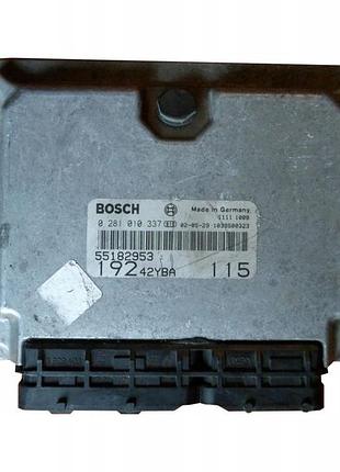 Блок управления двигателем эбу fiat stilo 1.9 0281010337 55185364 reset clean logged off