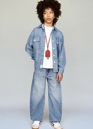 Стильні джинсові сорочки zara🔥