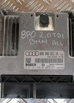 Блок управления двигателем эбу керування двигуном 8p0, 03g906021jh, 2.0 tdi, bmm