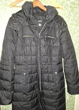 Пальто жіноче вживане 46/48 р gutrwear yessaca чорного кольору синтепон 170%