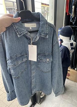 Стильні джинсові сорочки zara🔥 4