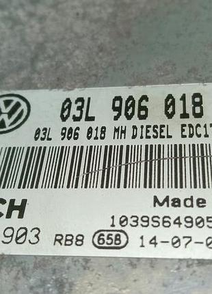 Блок управління двигуном ебу bosch 03l906018rs 3