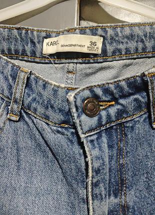 Женские мом (mom jeans) бренда karc (производство туречня), размер 36 (s).