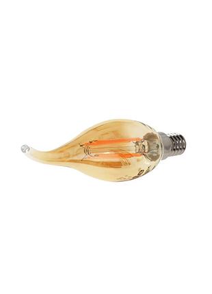 Лампа светодиодная led 6w e14 cog ww c35-t amber 230v