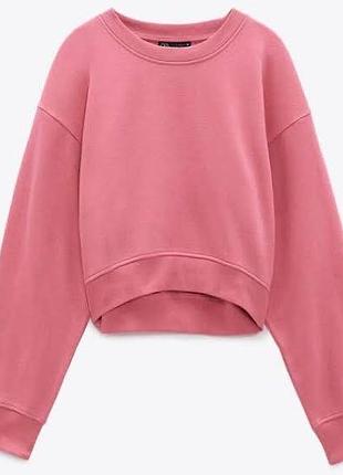 Вкорочений світшот zara