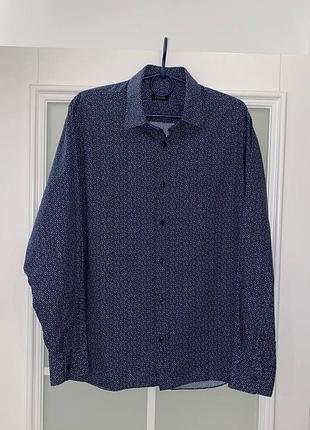 Чоловіча бавовняна сорочка zegna size l-xl