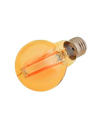 Лампа светодиодная led 12w e27 cog ww a60 amber 220v