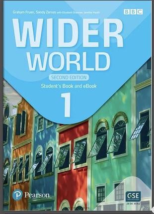 Комплект підручників  та друкований зошит wider world 1 (2nd edition)