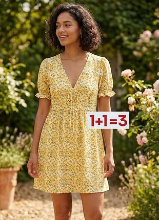 1+1=3 🎁 легкое летнее платье в цветочный принт от shein