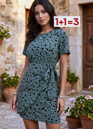 1+1=3 🎁 красивое легкое платье на завязке от shein