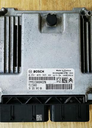 Блок управления двигателем эбу citroen c4 cactus lift 17-21 1.5 blue hdi 9832694380