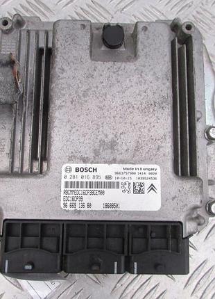 Блок управления двигателем эбу 9663757980 2.2 di-d outlander lift ii 10r