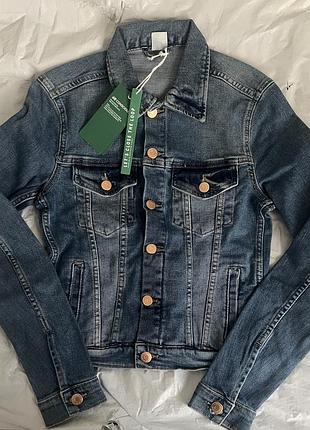 Джинсова куртка h&m, розмір xs