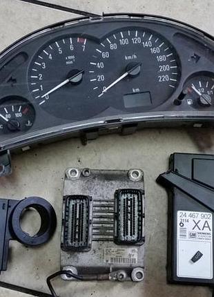 Блок управления двигателем эбу ний комплект іммо corsa c 0261206072 1.0 12v 09166814fl