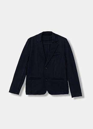 Дитячий вовняний блейзер abercrombie & fitch для дівчинки темно-синій розмір xl 12 років