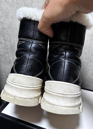 Gucci 🔥🔥ботинки кожа мех 3