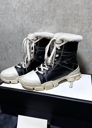 Gucci 🔥🔥ботинки кожа мех 7