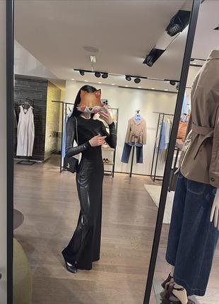 Платье diesel черное с серебристым напылением