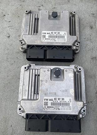 Блок управления двигателем эбу volkswagen audi seat skoda 05e907309 0261s16449 примітка