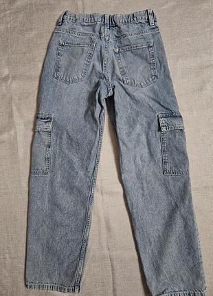 Джинсы loose fit прямые широкие 3