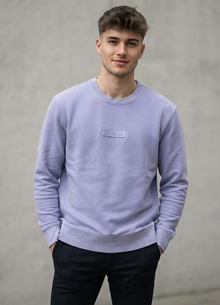 Голубой свитшот zara мужской